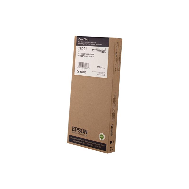 Cartuccia Plotter Originale (C13T692100, T6921) Epson SC-T3000 (110ml) NERO