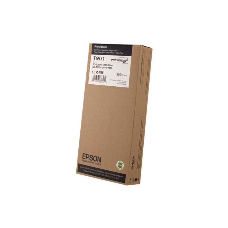 Cartuccia Plotter Originale (C13T693100, T6931) Epson SC-T3000 (350ml) NERO