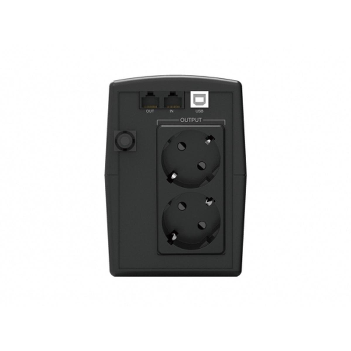 GRUPPO DI CONTINUITA' UPS Conceptronic Zeus UPS 650VA 360W UPS - Batteria 12V / 7Ah - 2 Spine Schuko
