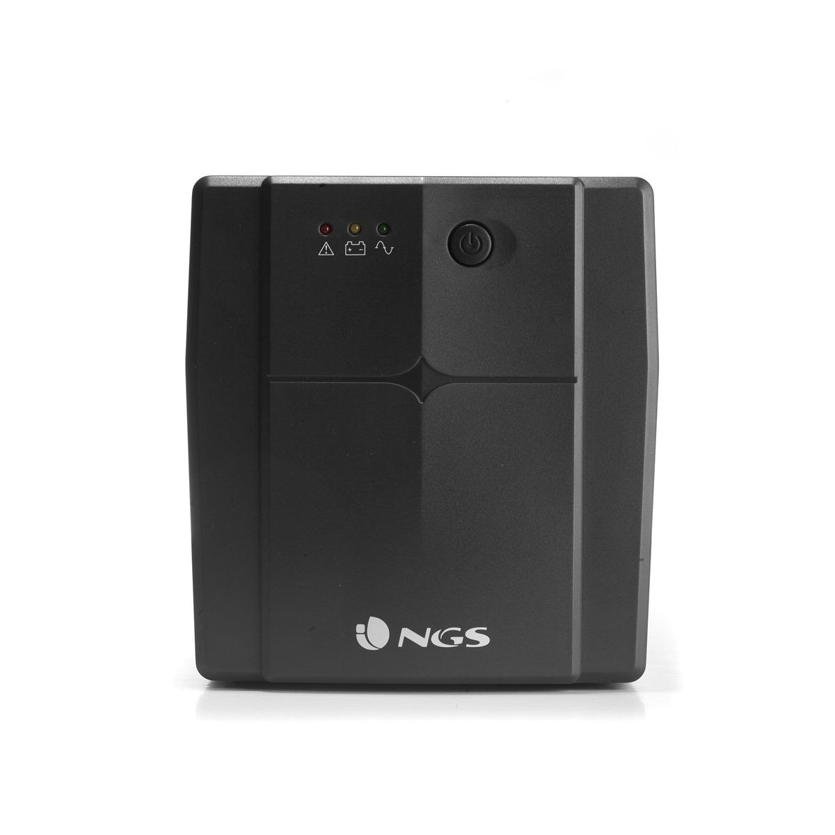 Gruppo di Continuita' UPS NGS Fortress 1500 V2 1200VA UPS 720W - Tecnologia Off Line - Funzione AVR - 4x Schuko - Protezione da sovraccarico e cortocircuito