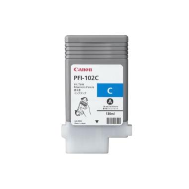 Cartuccia Plotter Originale (PFI-102C, 089B001) Canon iPF500, iPF600 (130ml) ciano