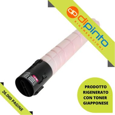 Toner Rigenerato (TN512M, A33K352) per MINOLTA C454, C544 (26K) MAGENTA