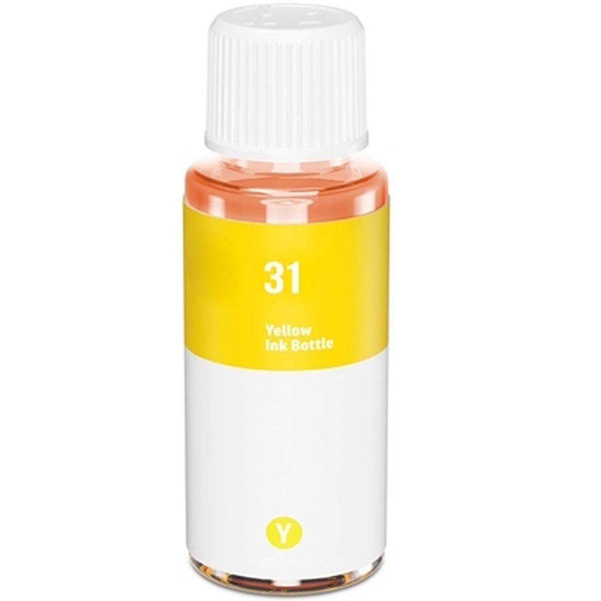 Inchiostro Compatibile (1VU28AE, 31) per HP Smart Tank 450 (70ml) GIALLO