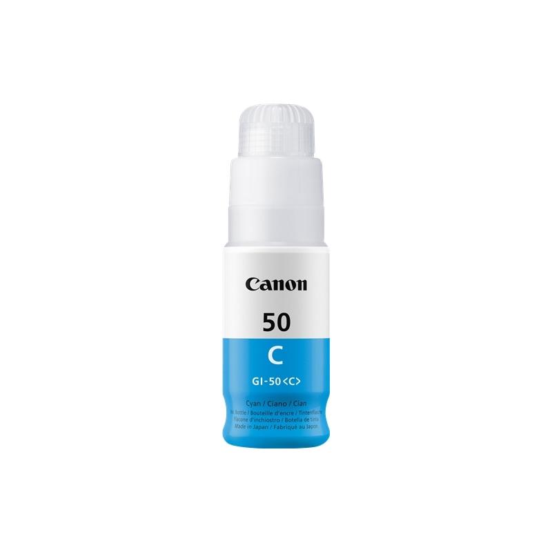 Inchiostro Originale Canon (GI-50, GI-50C, 3403C001) Pixma G5050 (7,7K) CIANO