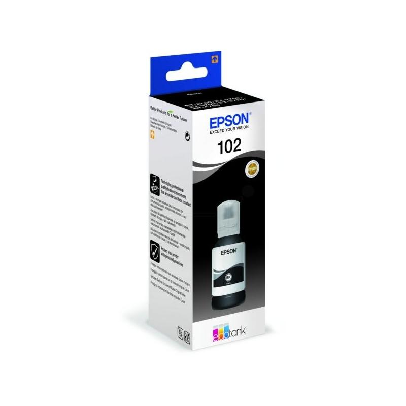 Inchiostro Originale (C13T03R140, 102) EPSON ECOTANK ET-2700 (127ml) NERO
