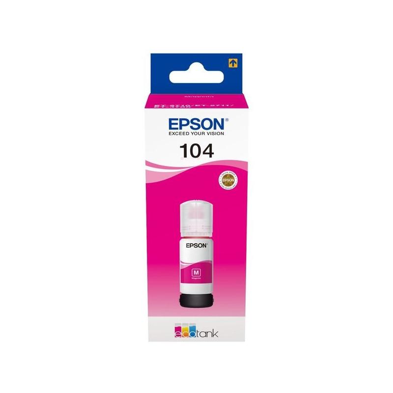 Inchiostro Originale 104 (C13T00P340) EPSON ECOTANK ET-2710 (70ml) MAGENTA