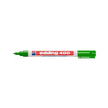Edding 400 Pennarello indelebile - Punta Tonda - Linea 1 mm. - Ricaricabile - Asciugatura rapida - Colore verde