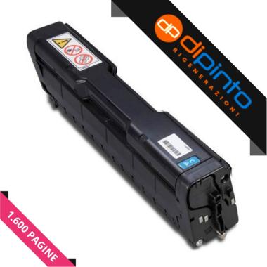Toner Compatibile (407544) per RICOH Aficio SP C250 (1,6K) CIANO