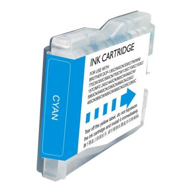 Cartuccia Compatibile (LC1000, LC970) per Brother DCP-130 (26,6ml) CIANO