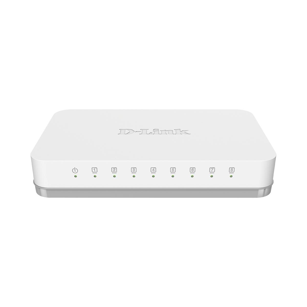 Switch D-Link 8 Puertos Gigabit 10/100/1000 Mbps