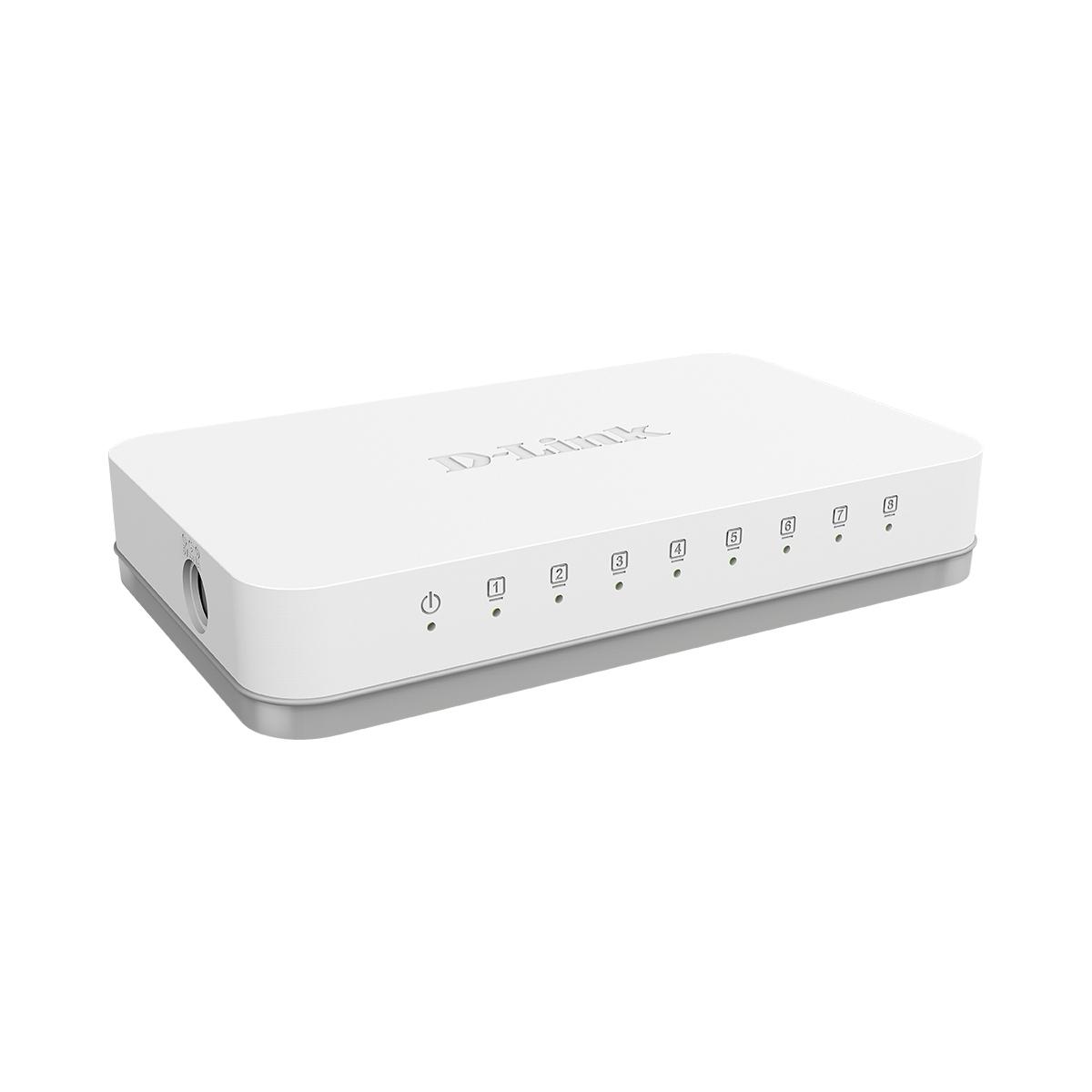 Switch D-Link 8 Puertos Gigabit 10/100/1000 Mbps