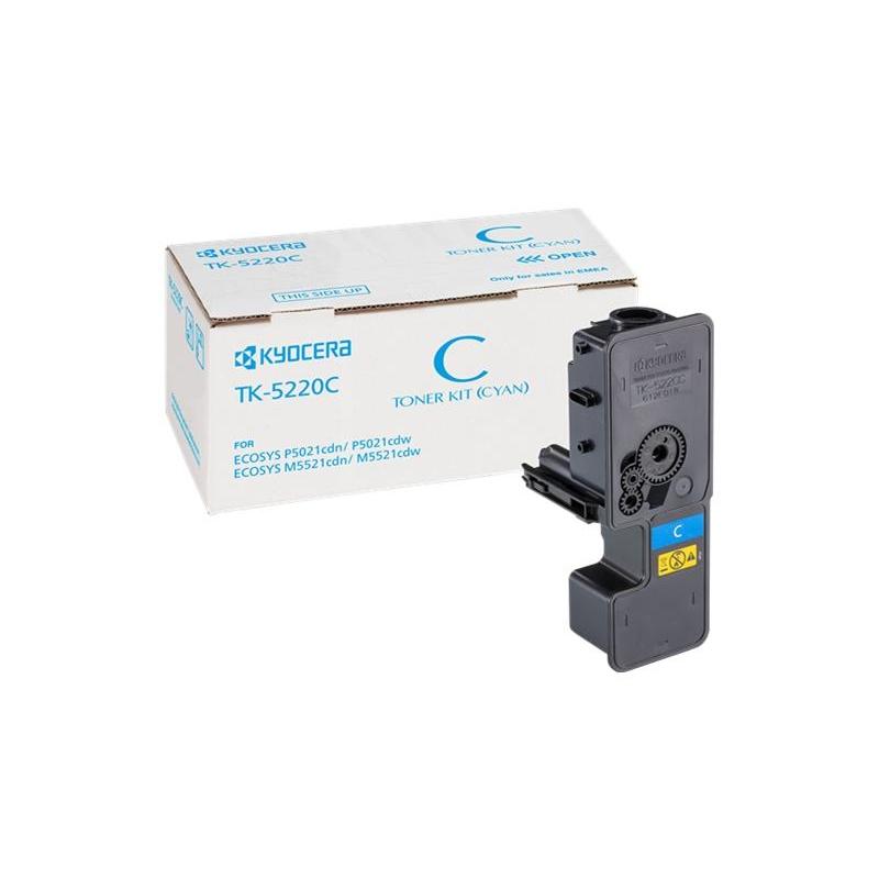 Toner Originale (TK-5220C, 1T02R9CNL1) KYOCERA ECOSYS M5521cdn (1,2K) CIANO