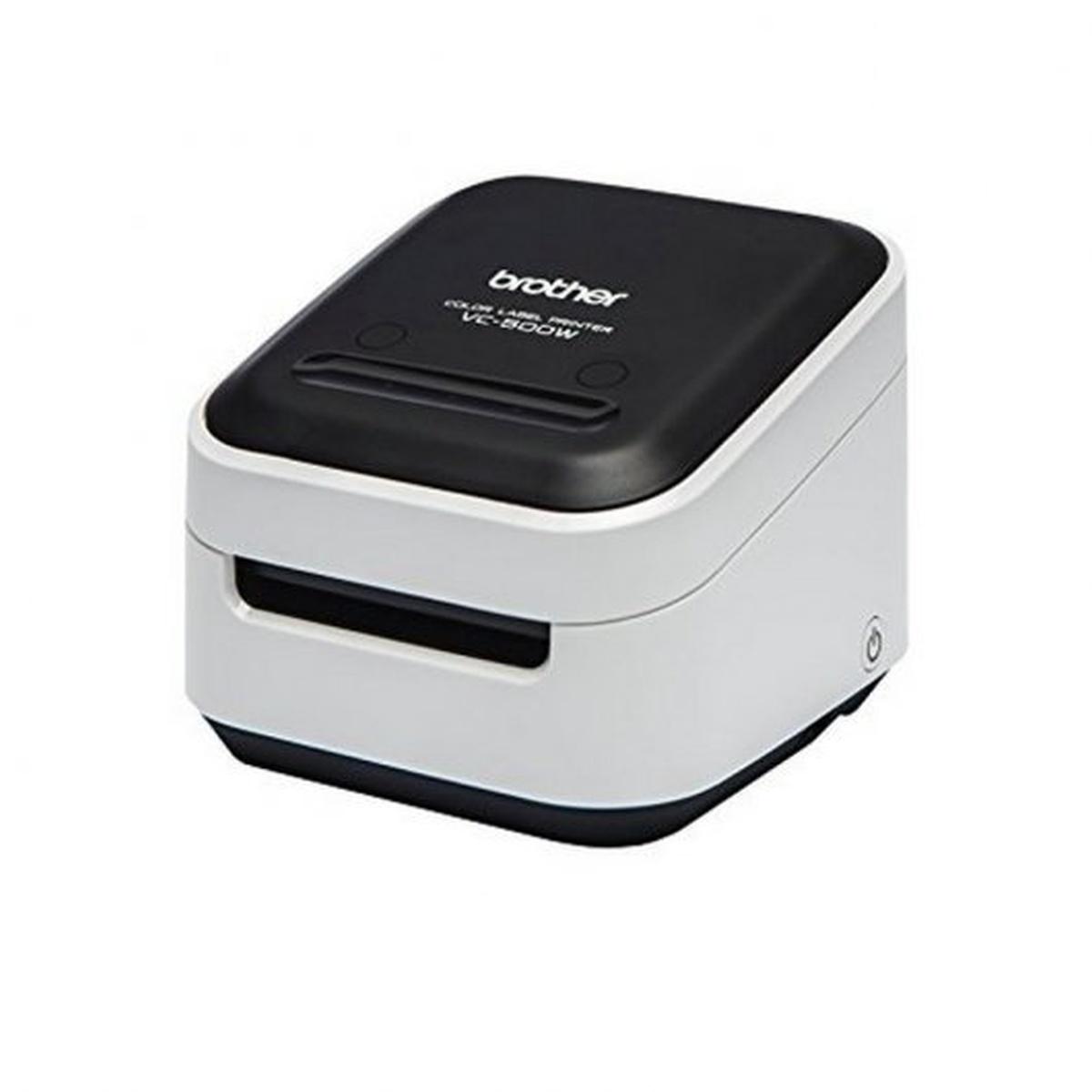 Stampante per etichette a colori USB Brother VC-500W, WIFI - Velocità 8mm - Risoluzione 313x313dpi - Taglierina manuale e automatica