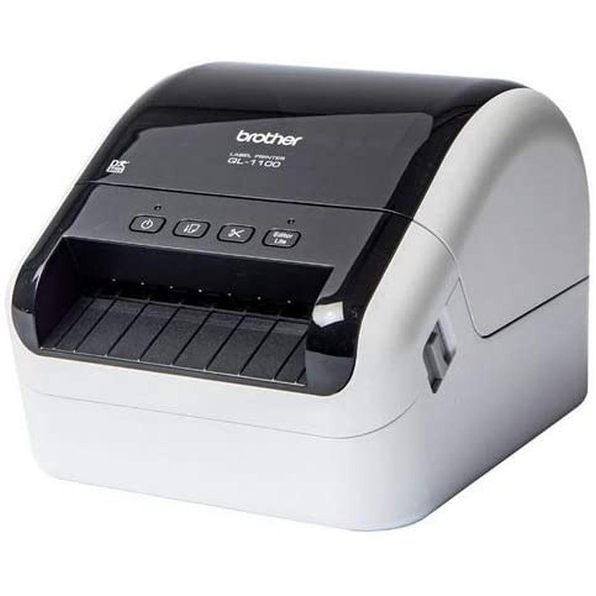 Stampante termica professionale per etichette Brother QL1100C - Larghezza fino a 103 mm - 69 ppm - 300x300 dpi - Taglierina automatica