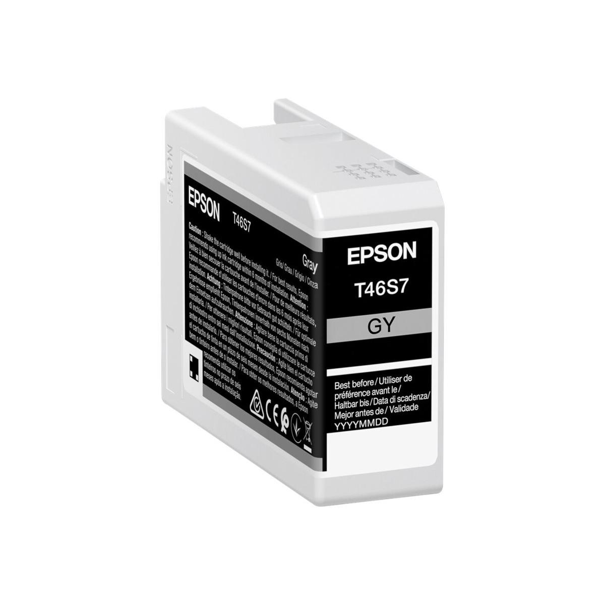Cartuccia Originale (T46S7, C13T46S700) EPSON SureColor SC-P700 (25ml) GRIGIO