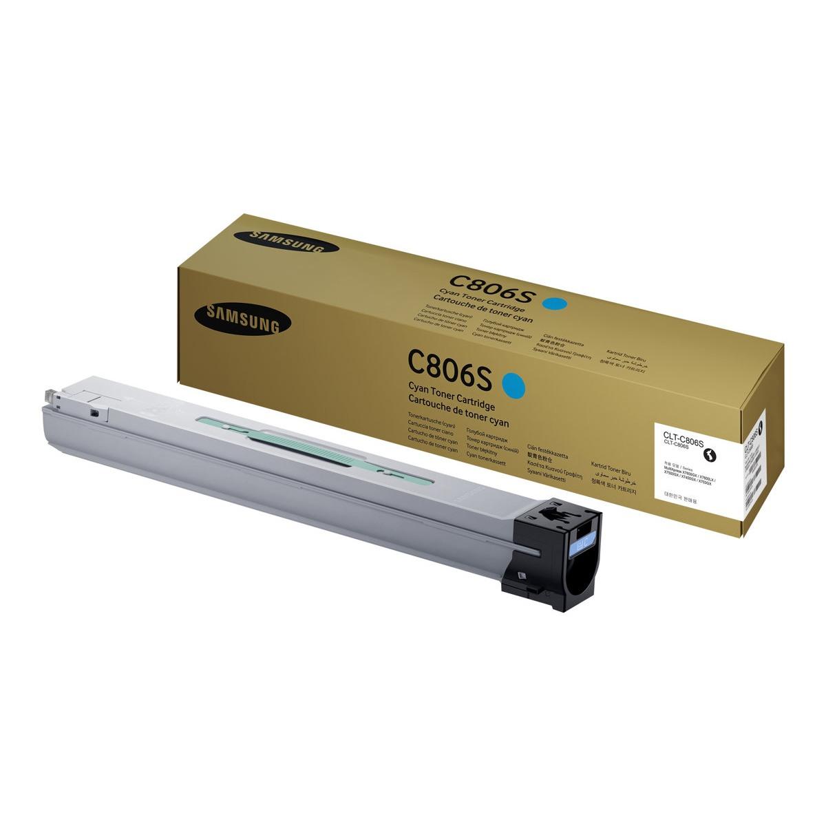 Toner Originale (CLT-C806S, SS553A) SAMSUNG MultiXpress X7400GX (30K) CIANO