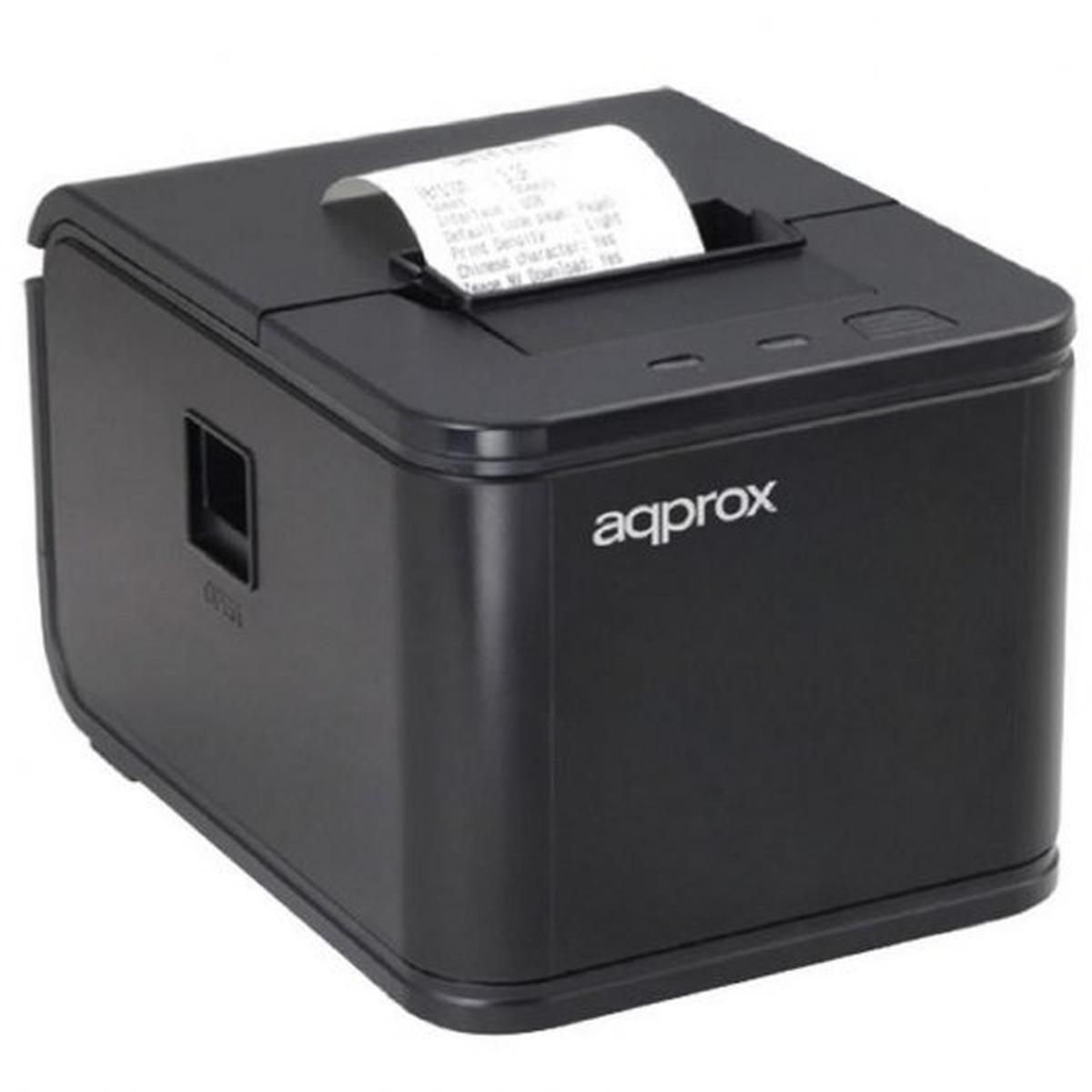 Stampante termica APPROX per scontrini - Risoluzione 203dpi - Velocità 120mm/s - USB e RJ11 - Taglio automatico