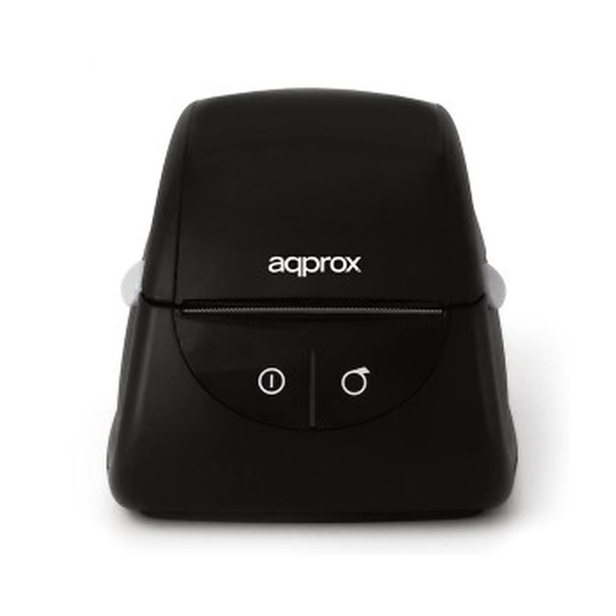 Stampante termica APPROX per Etichette - Risoluzione 203dpi - Velocità 102mm/s - USB e Porta Seriale (RS232)