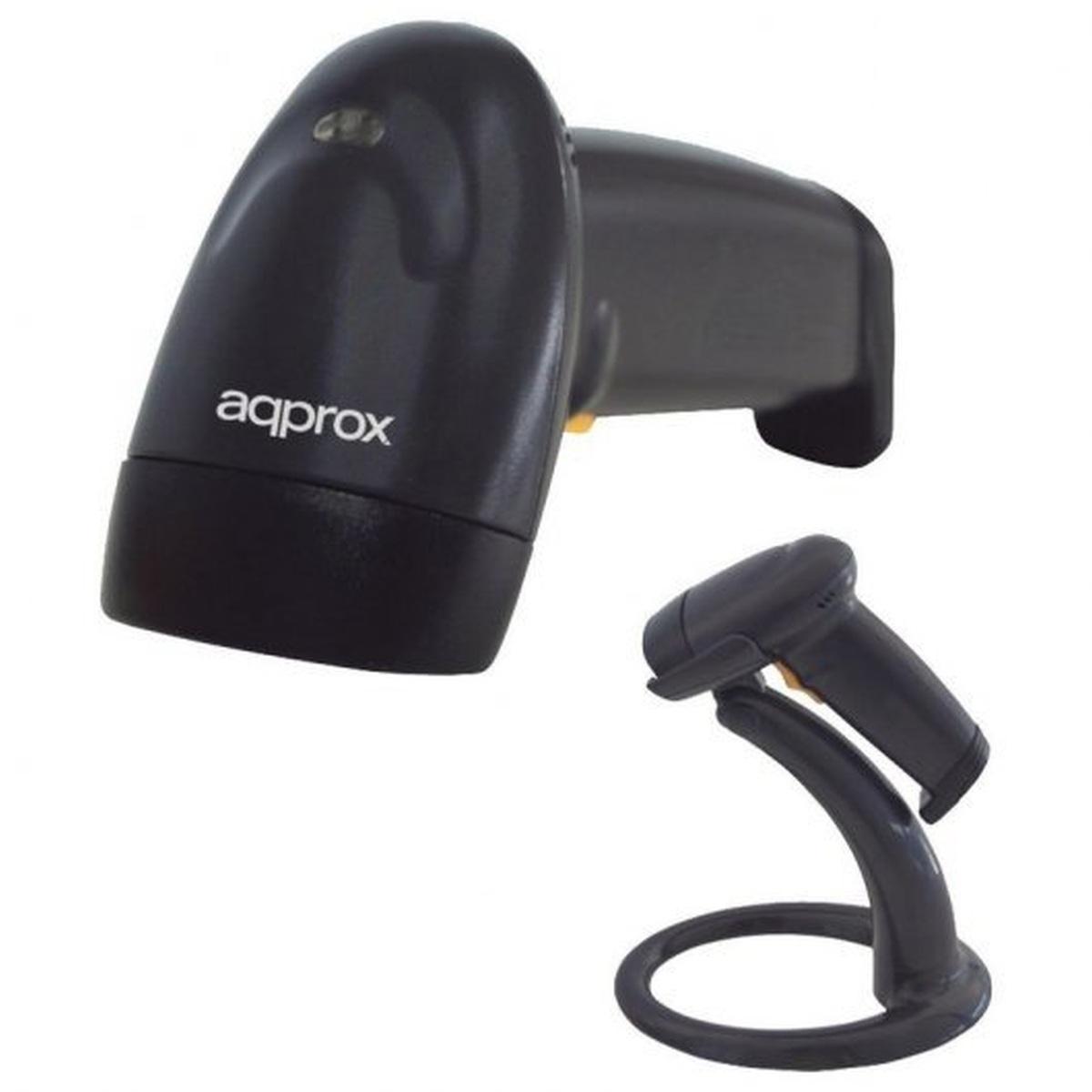 Lettore di codici a barre APPROX - Indicatori LED - Trigger manuale e automatico - Staffa inclusa