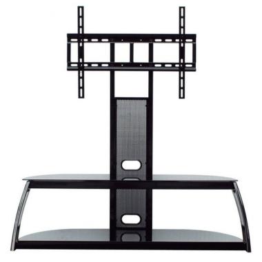 Mobiletto con Porta TV 30"-63" Approx - 2 Ripiani in Vetro Temperato - Peso Max 60Kg - VESA 600X400mm