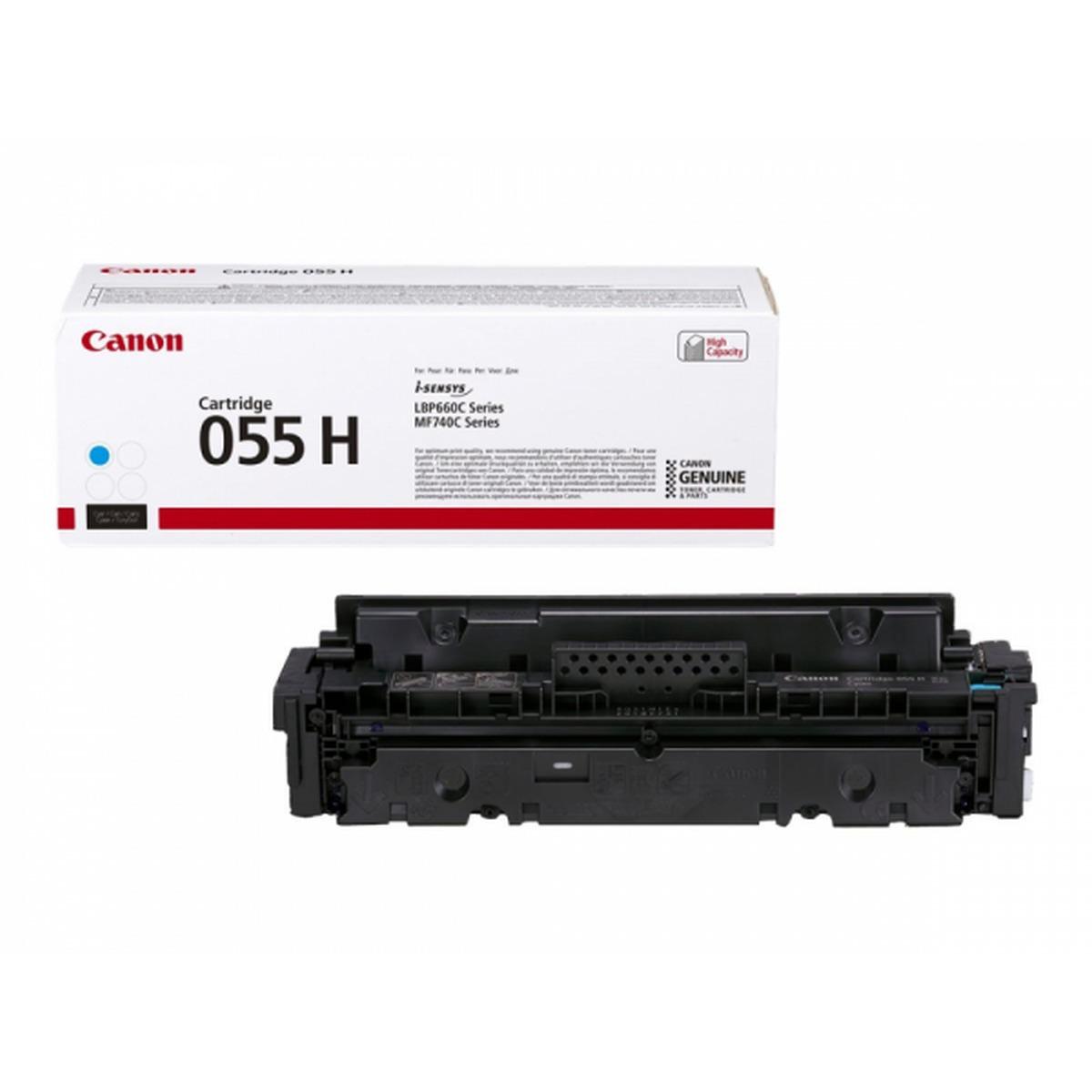 Toner Originale (055H, 3019C002) CANON LBP664Cx (5,9K) CIANO XL