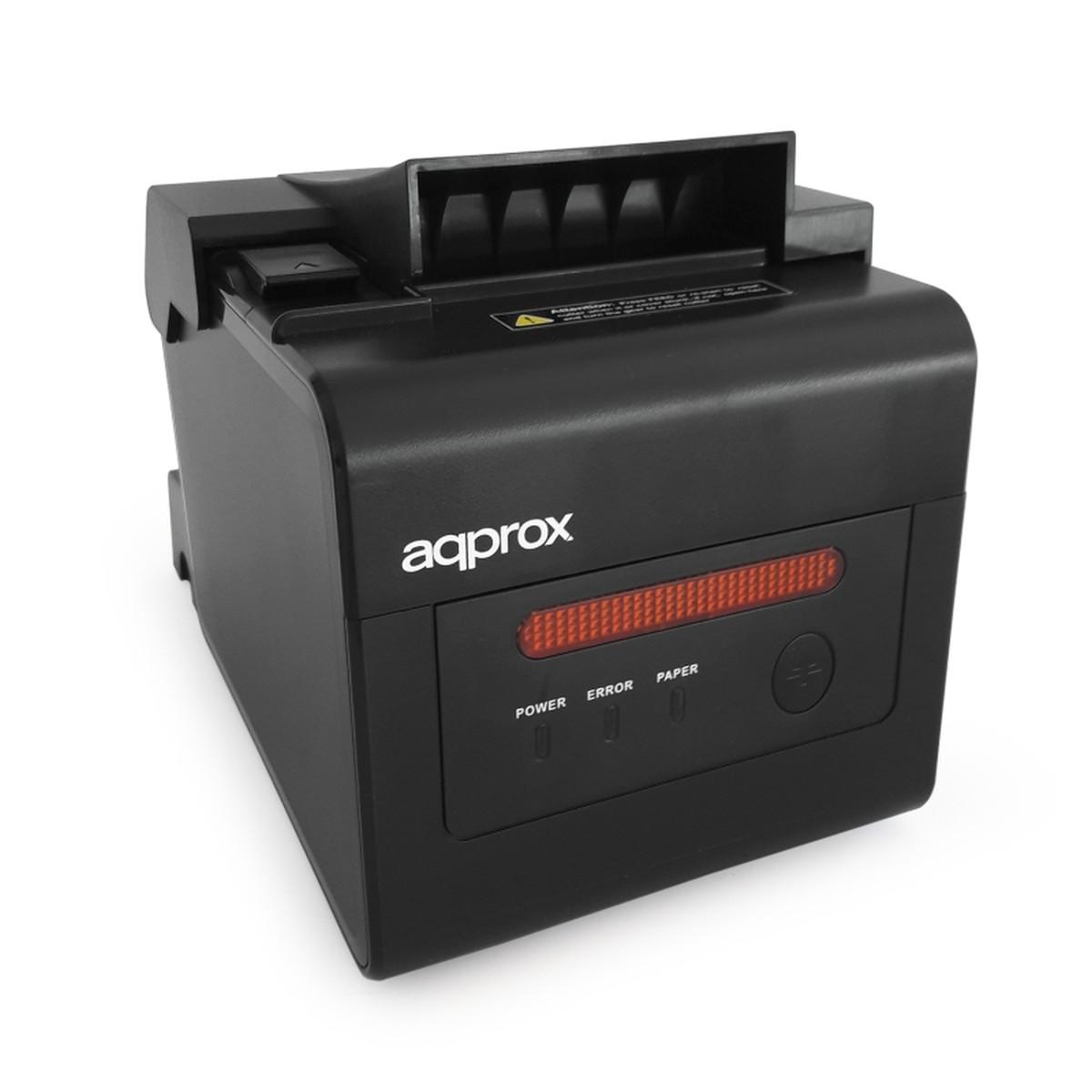 Stampante termica per scontrini WiFi APPROX - Risoluzione 203 dpi - Velocità 230 mm/s - USB, RJ11 - Taglio automatico e taglio manuale