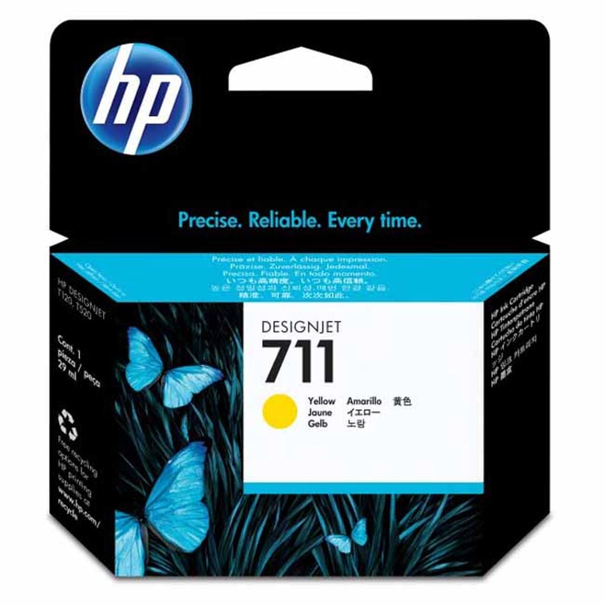 Cartuccia Plotter Originale (CZ132A, 711) HP Designjet T120 (29ml) GIALLO