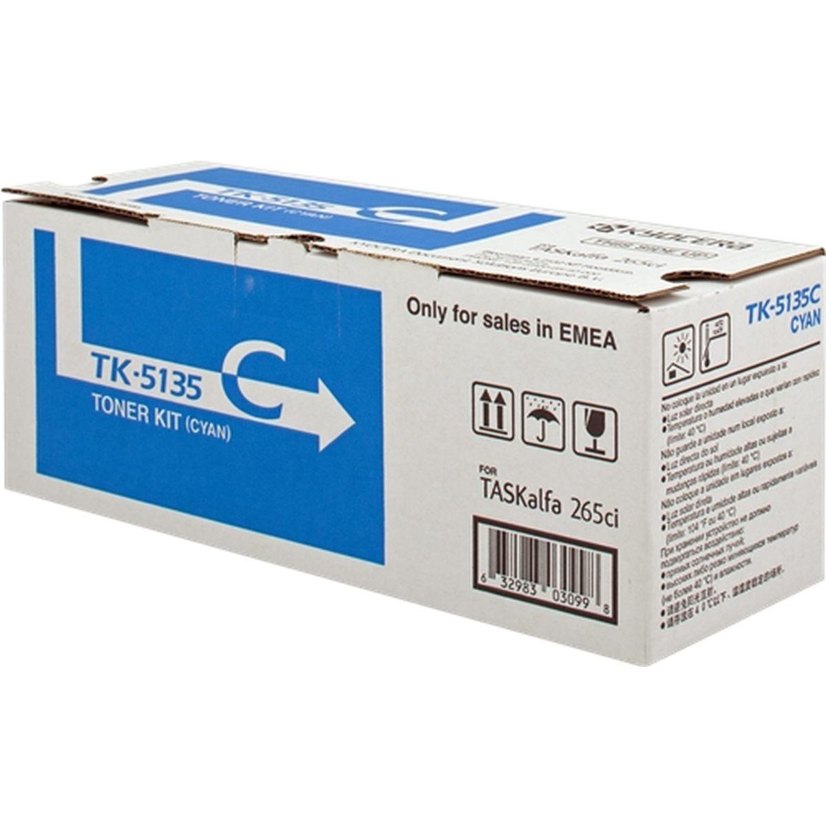 Toner Originale (TK-5135C, 1T02PACNL0) KYOCERA TaskAlfa 265 (5K) CIANO