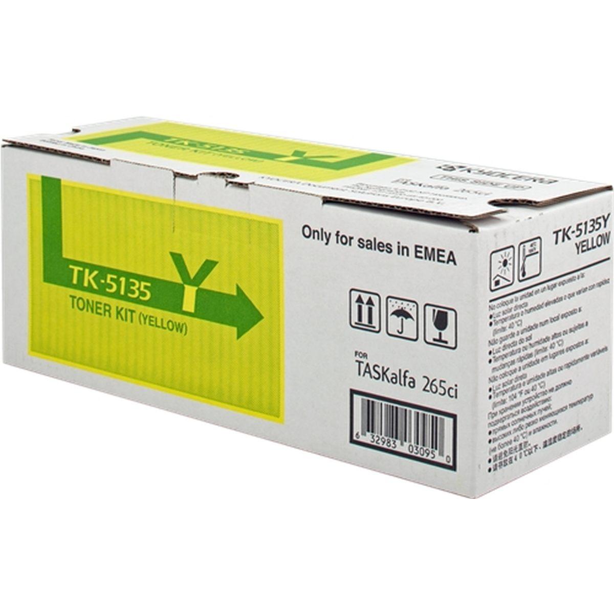Toner Originale (TK-5135Y, 1T02PAANL0) KYOCERA TaskAlfa 265 (5K) GIALLO