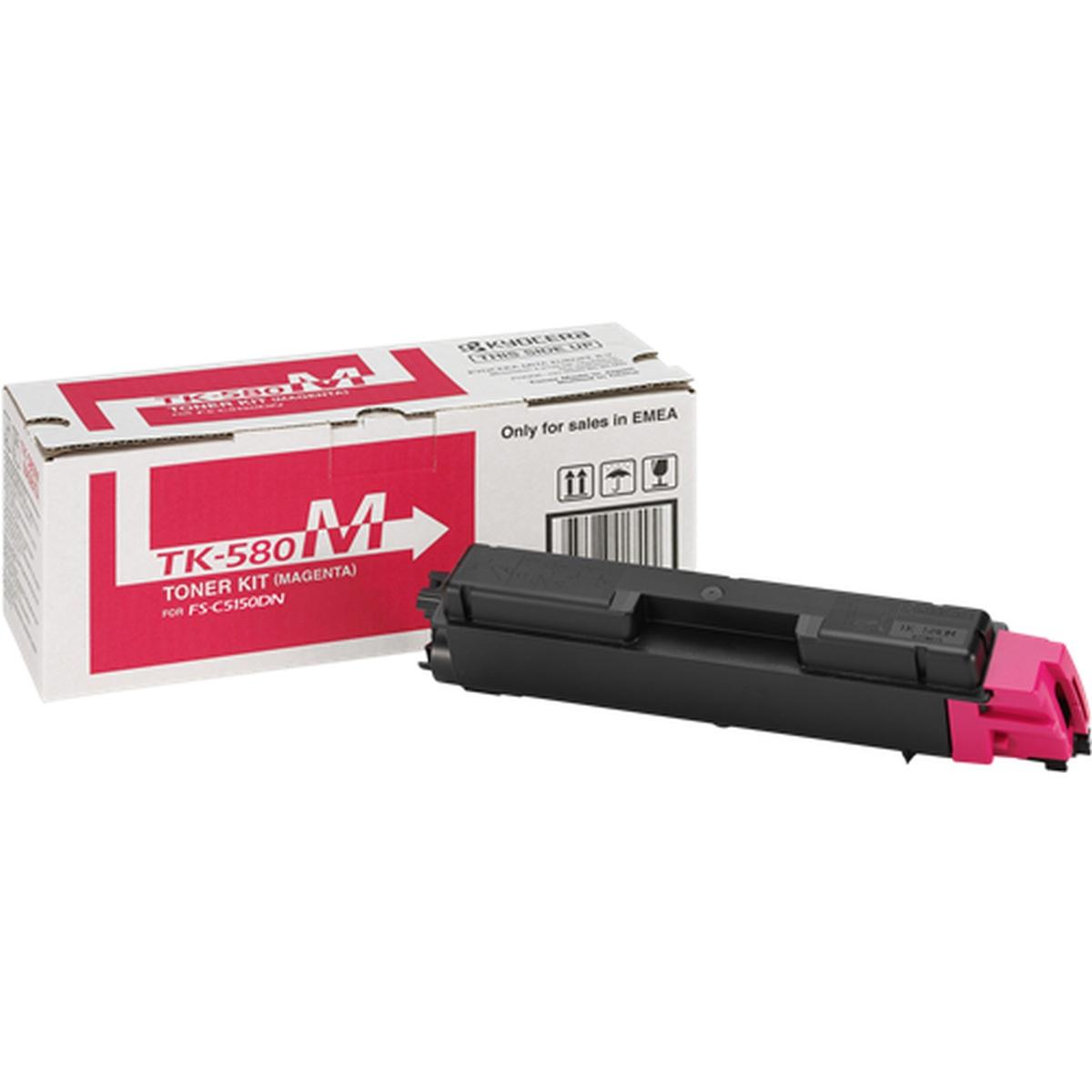Toner Originale (TK-580M, 1T02KTBNL0) KYOCERA FS-C5150 (2,8K) MAGENTA