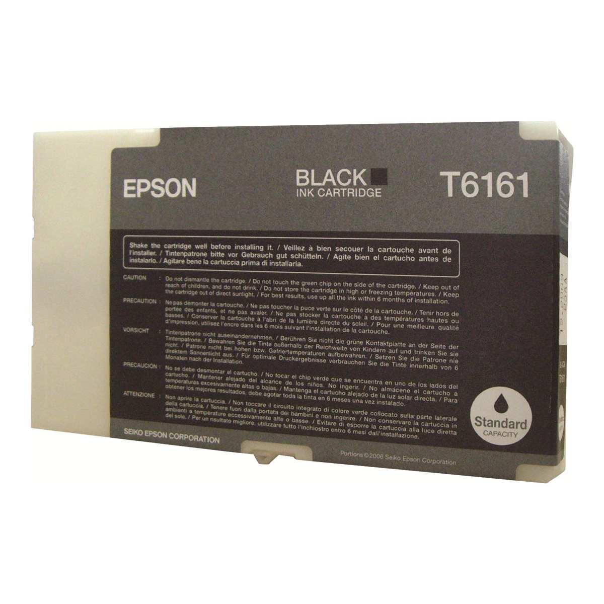 Cartuccia Plotter Originale (C13T616100, T6161) Epson B300 (3K) NERO