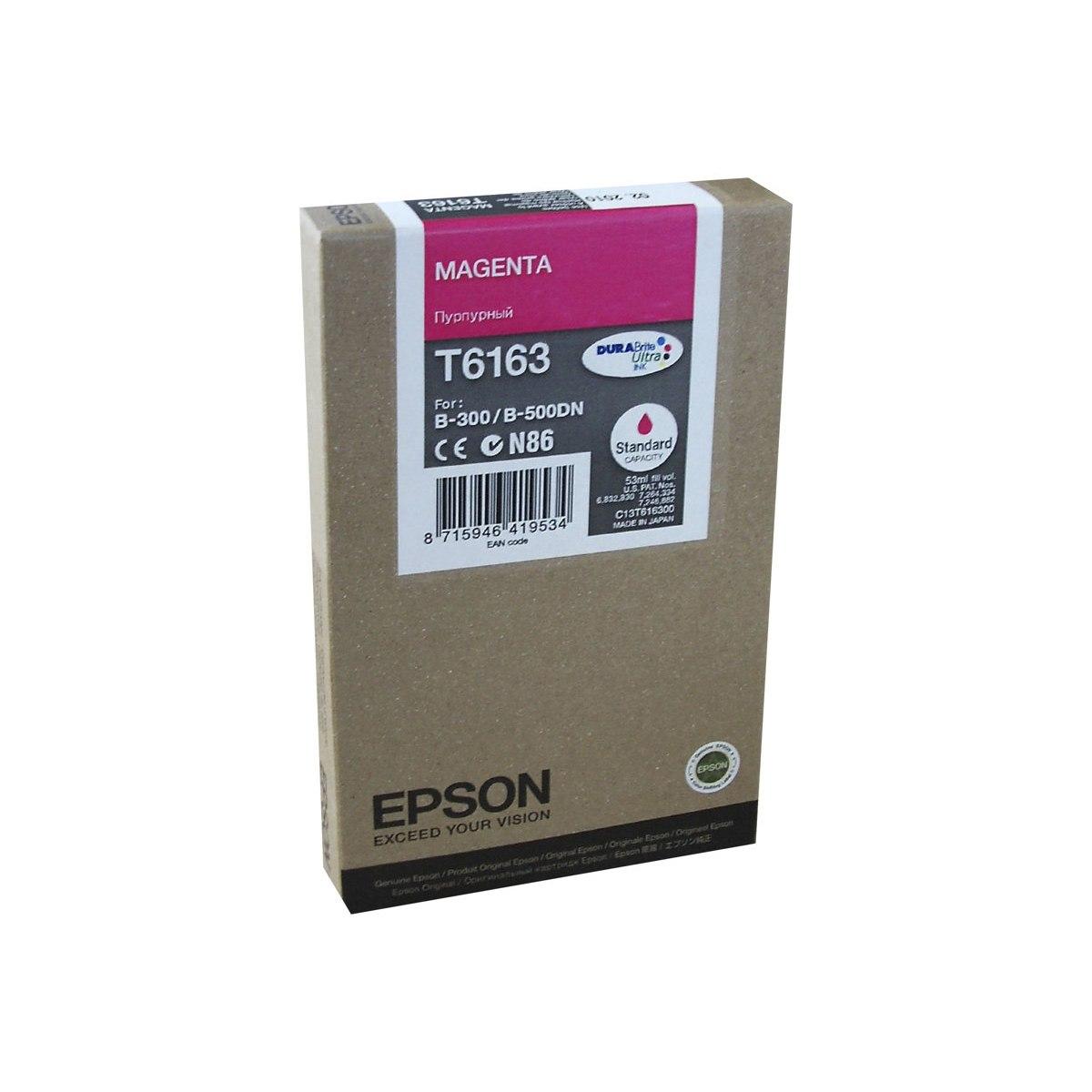 Cartuccia Plotter Originale (C13T616300, T6163) Epson B300 (3,5K) MAGENTA