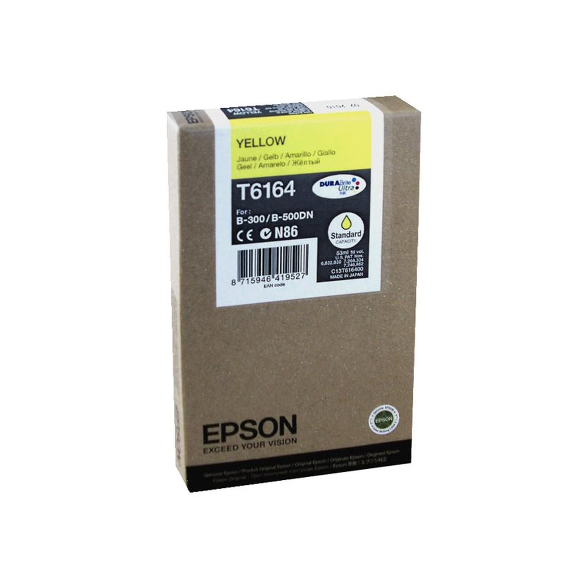 Cartuccia Plotter Originale (C13T616400, T6164) Epson B300 (3,5K) GIALLO