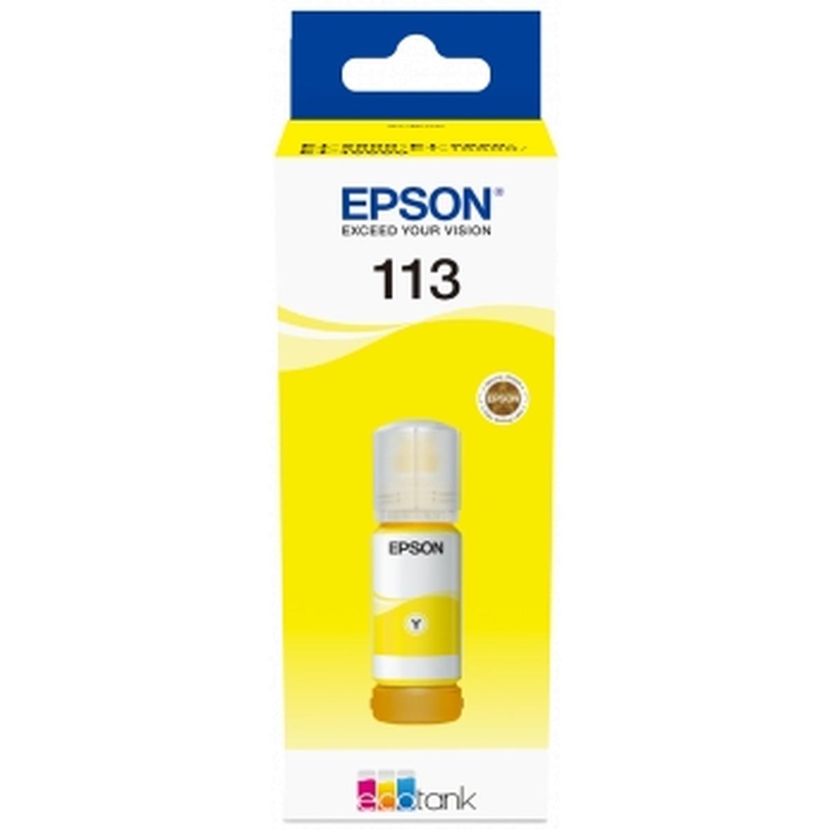 Inchiostro Originale 113 (C13T06B440) EPSON ECOTANK ET-L15150 (70ml) GIALLO PIGMENTATO
