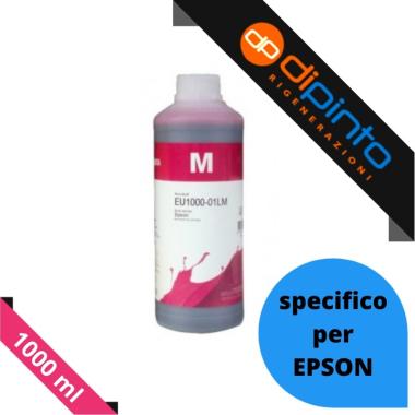 Inchiostro in Bottiglia da 1lt specifico per EPSON - MAGENTA