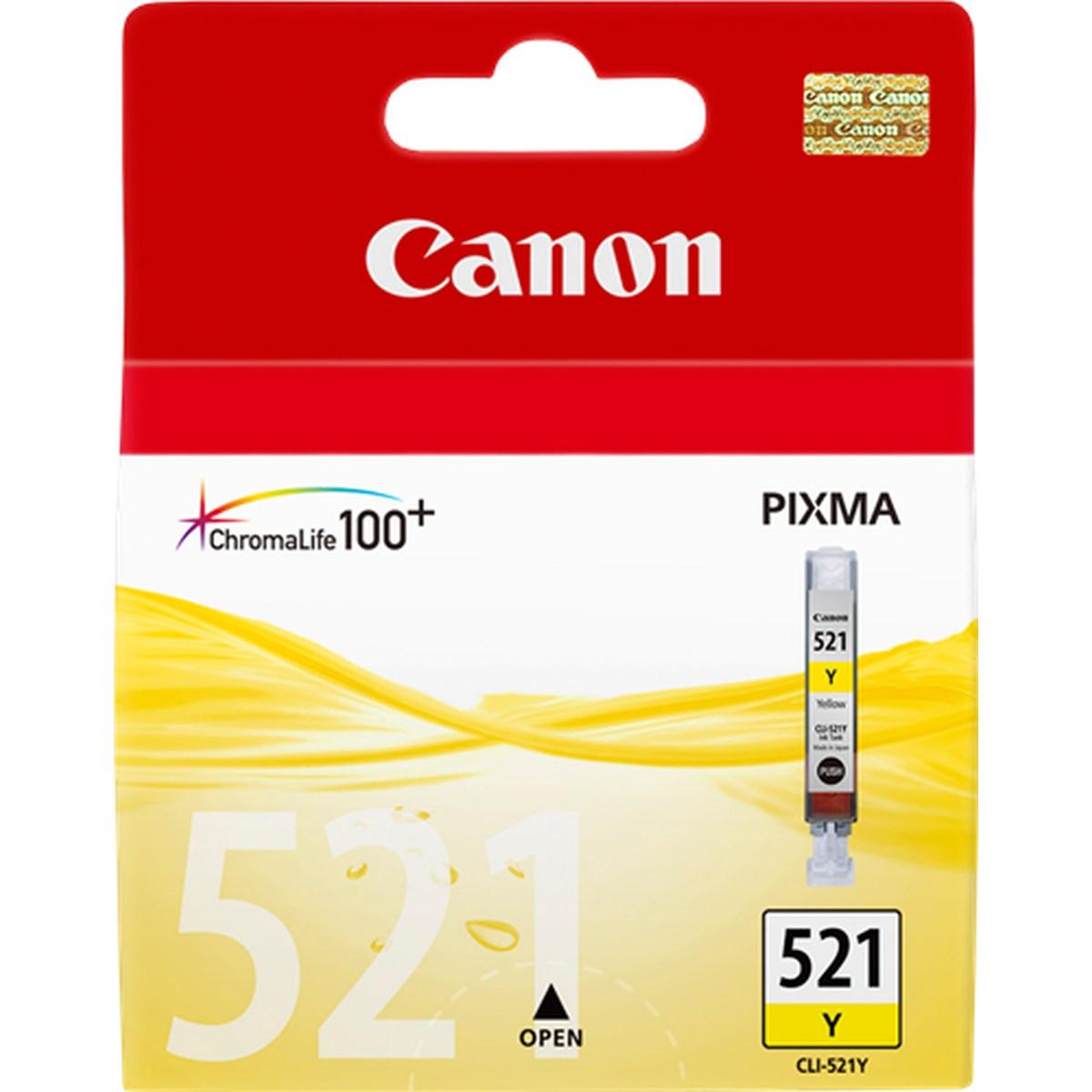 Cartuccia Originale (CLI-521Y) CANON iP4600 (9ml) GIALLO