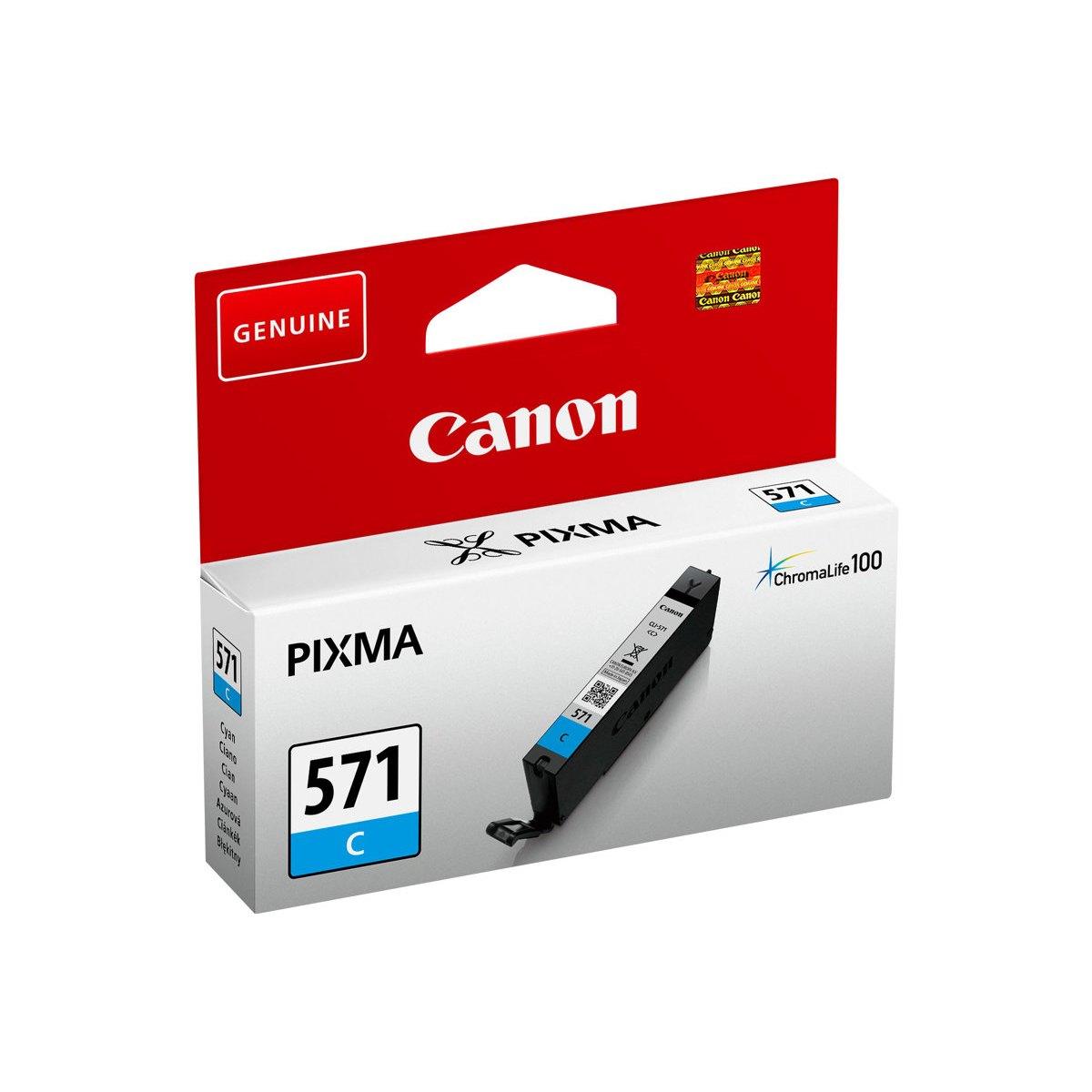 Cartuccia Originale (0386C001, CLI-571C) CANON MG6850 (7ml) CIANO