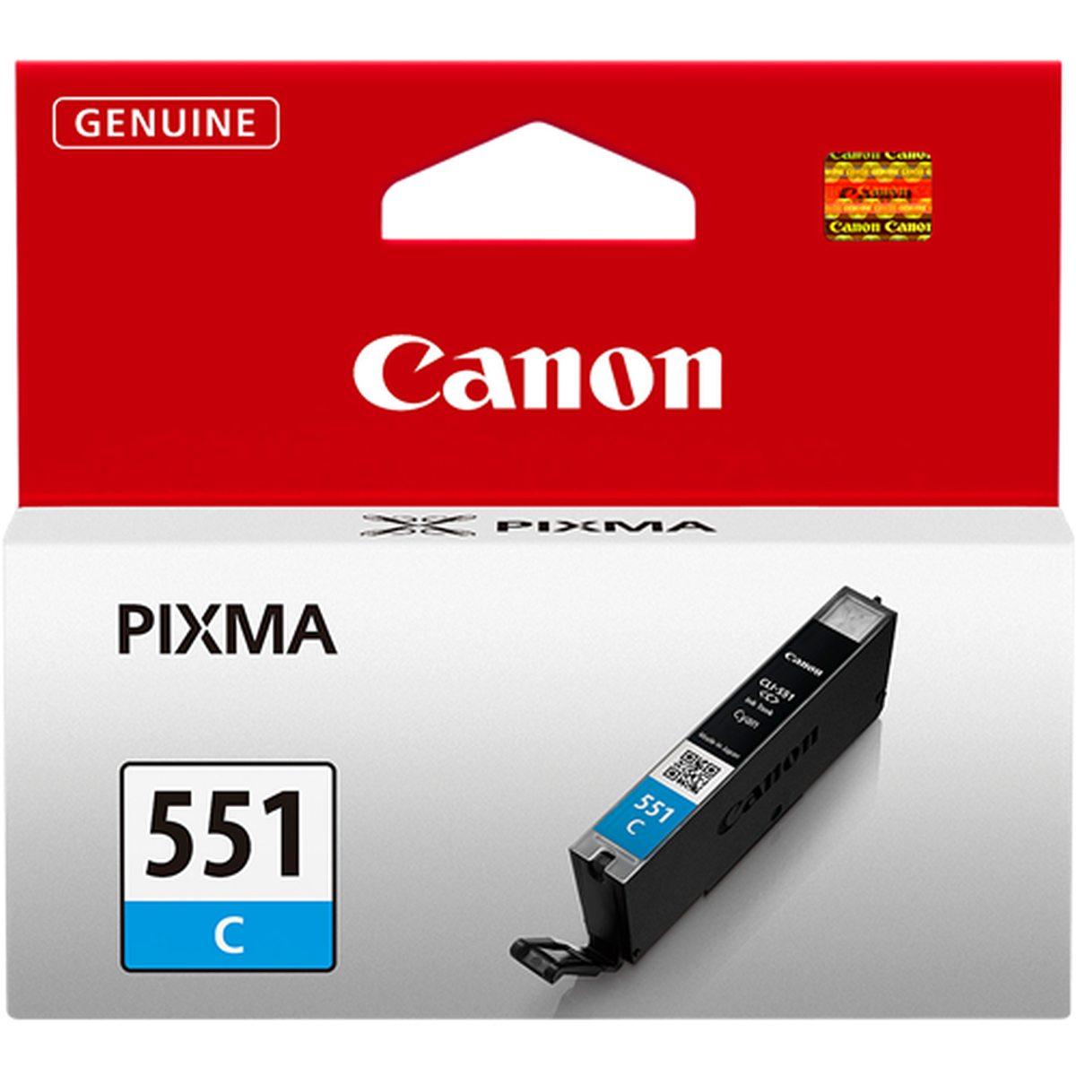 Cartuccia Originale (6509B001, CLI-551C) CANON MG5550 (7ml) CIANO