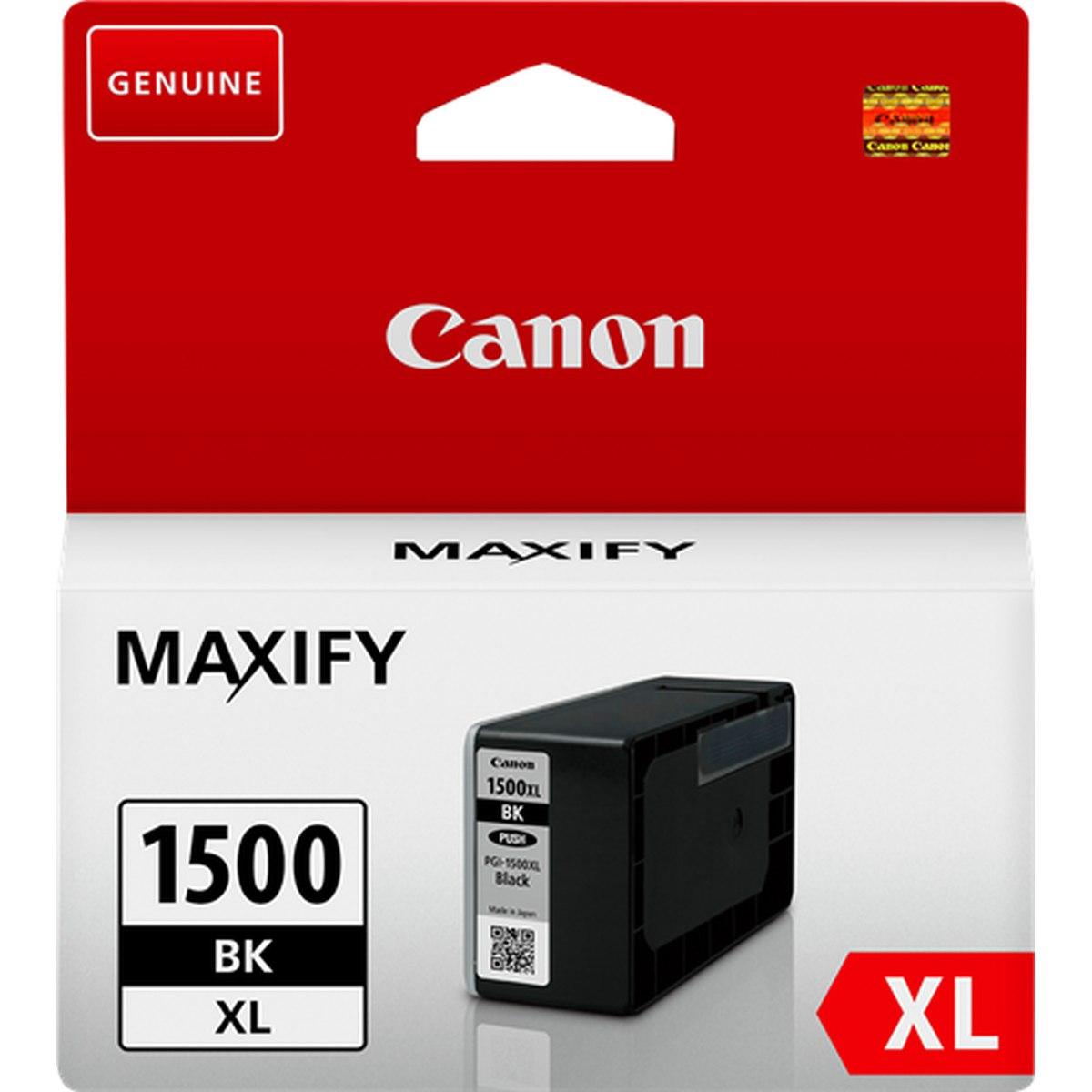 Cartuccia Originale (PGI-1500BKXL, 9182B001) CANON MB2050 (1,2K) NERO XL
