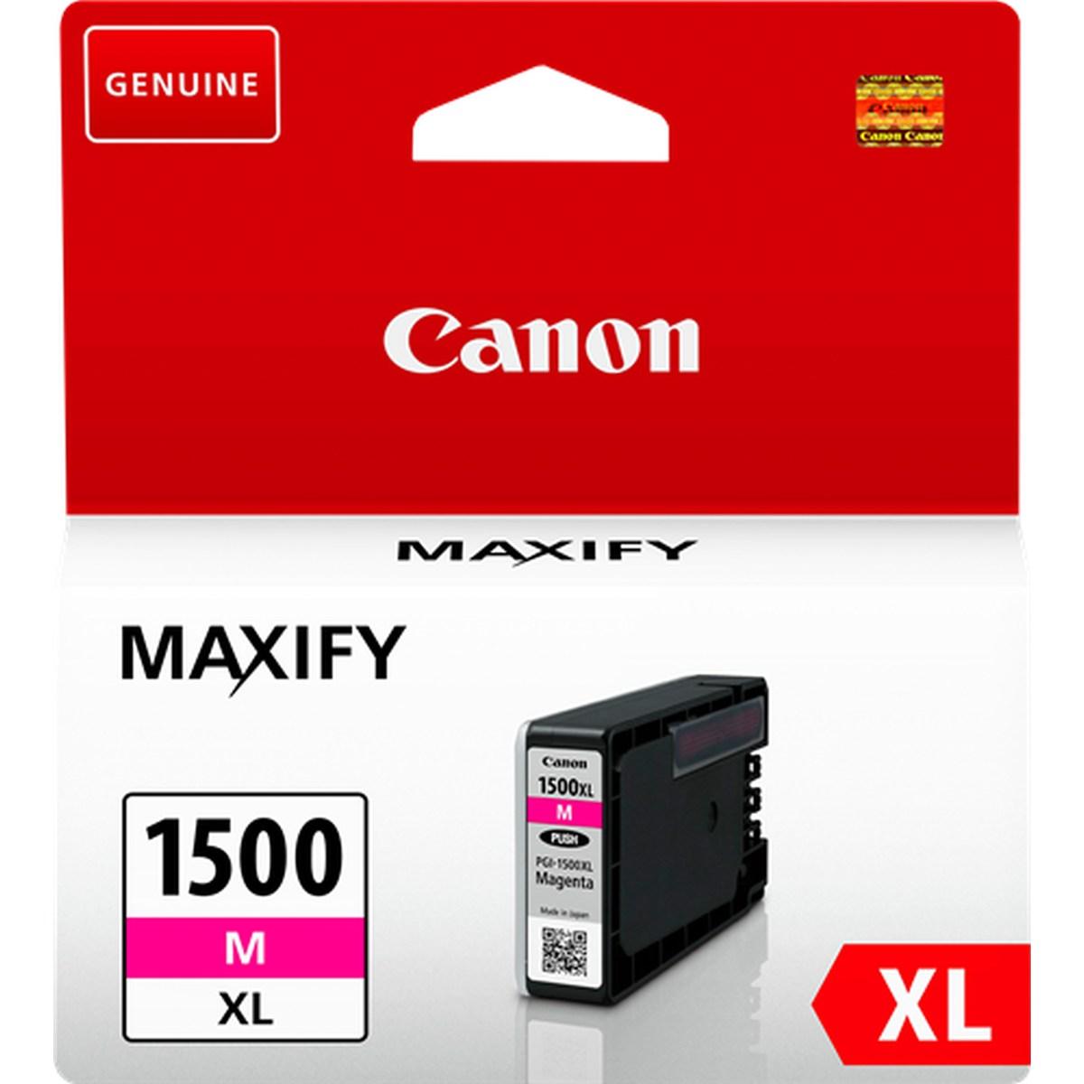 Cartuccia Originale (PGI-1500XLMG, 9194B001) CANON MB2050 (780pag) MAGENTA XL