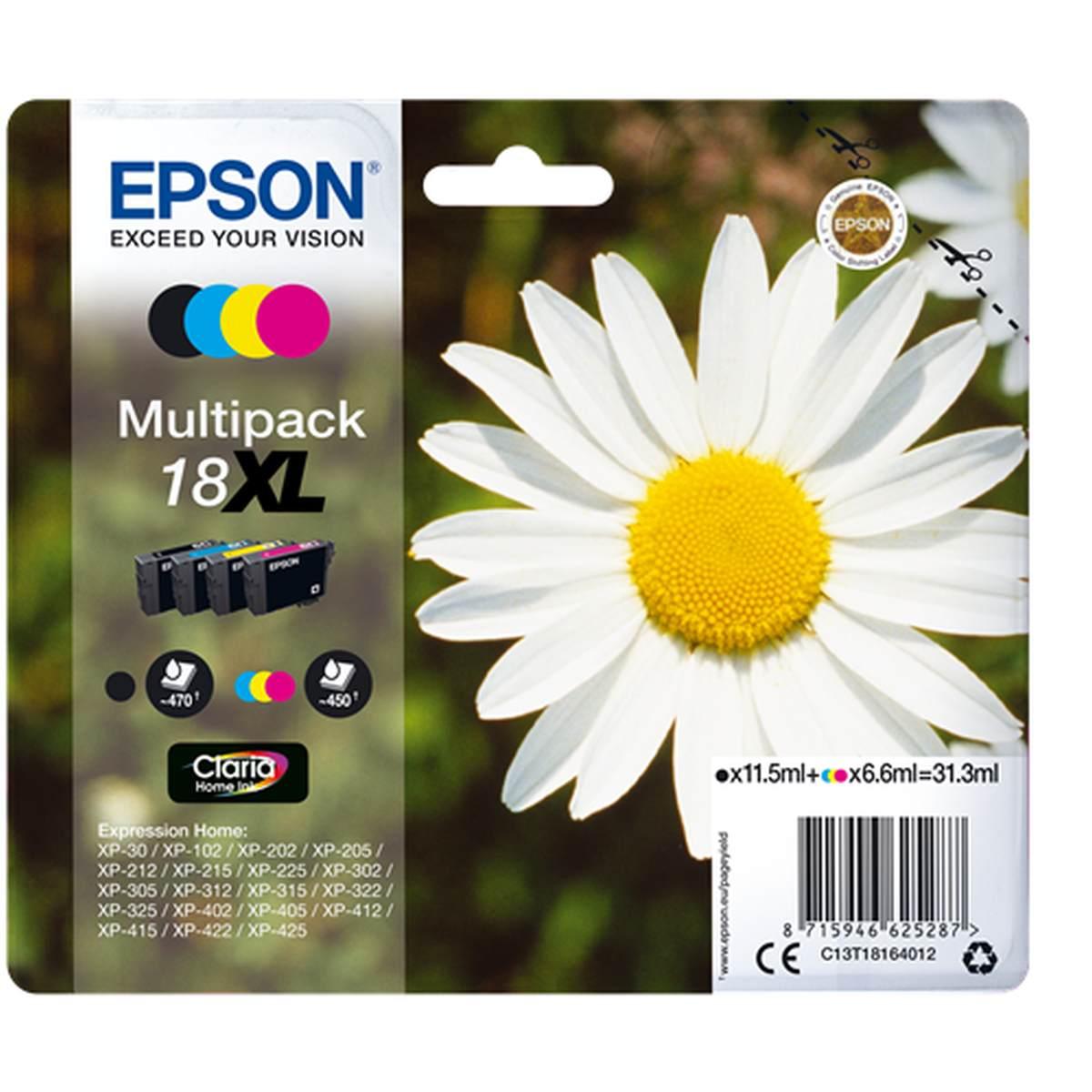 Multipack Originale 4 pz (T1816, C13T18164012) EPSON Expression XP205