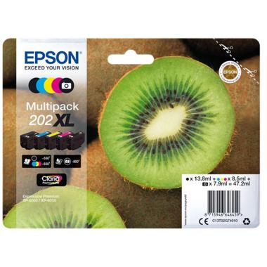 Multipack Originale da 5 pz (202XL, C13T02G74010) EPSON Stylus XP6000
