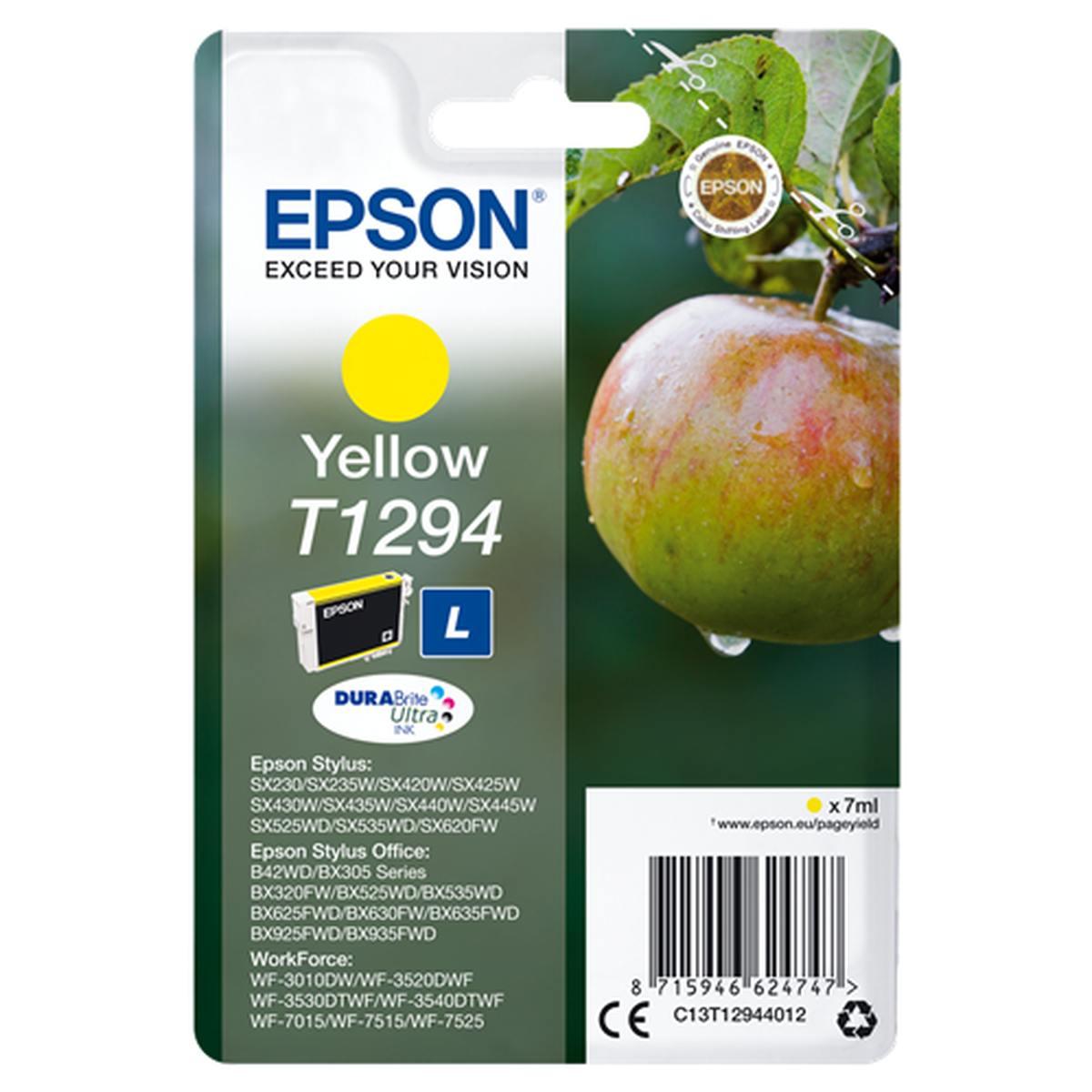 Cartuccia Originale (T1294) EPSON Stylus SX420W (470pag) GIALLO
