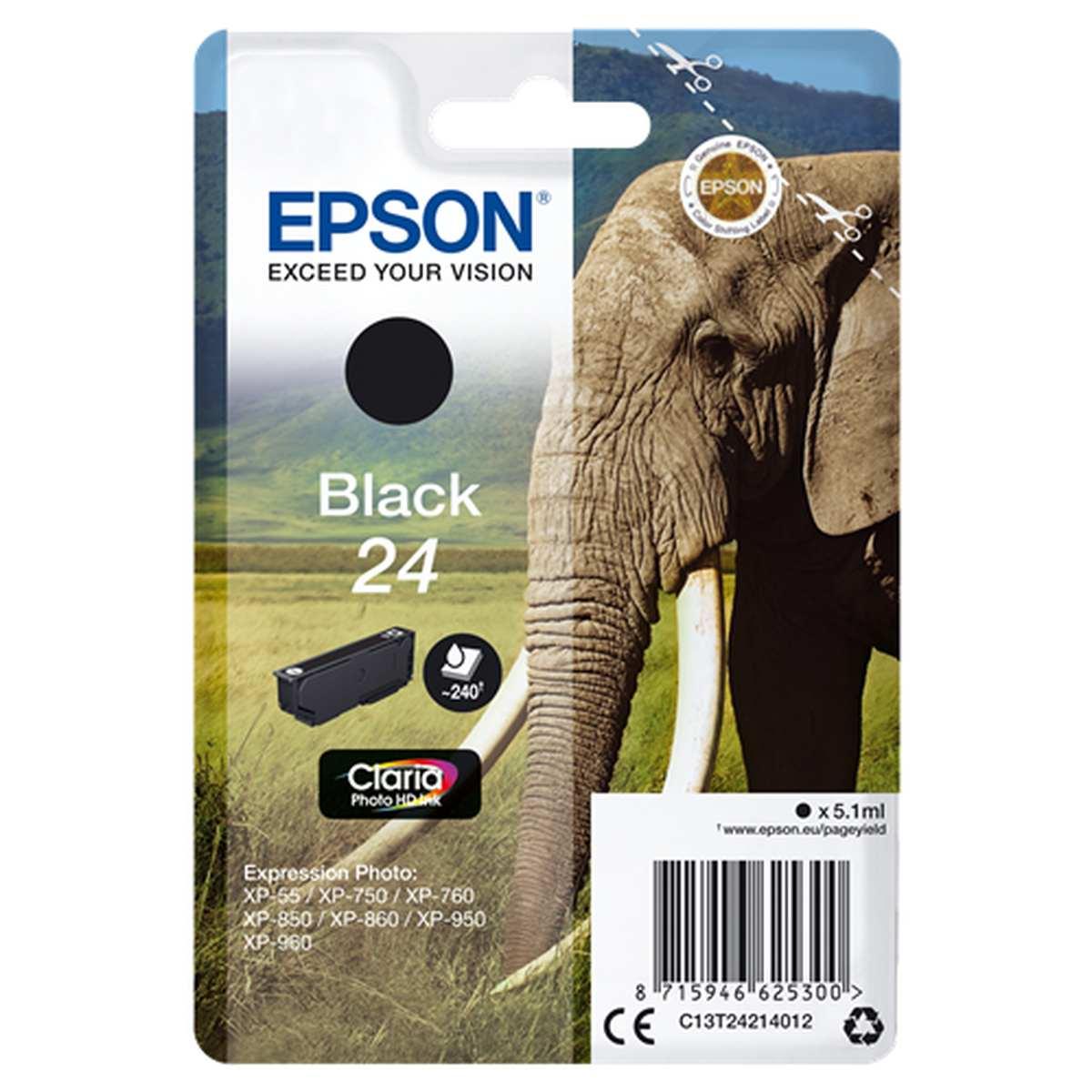 Cartuccia Originale (T2421, 24) EPSON XP750 (240pag) NERO