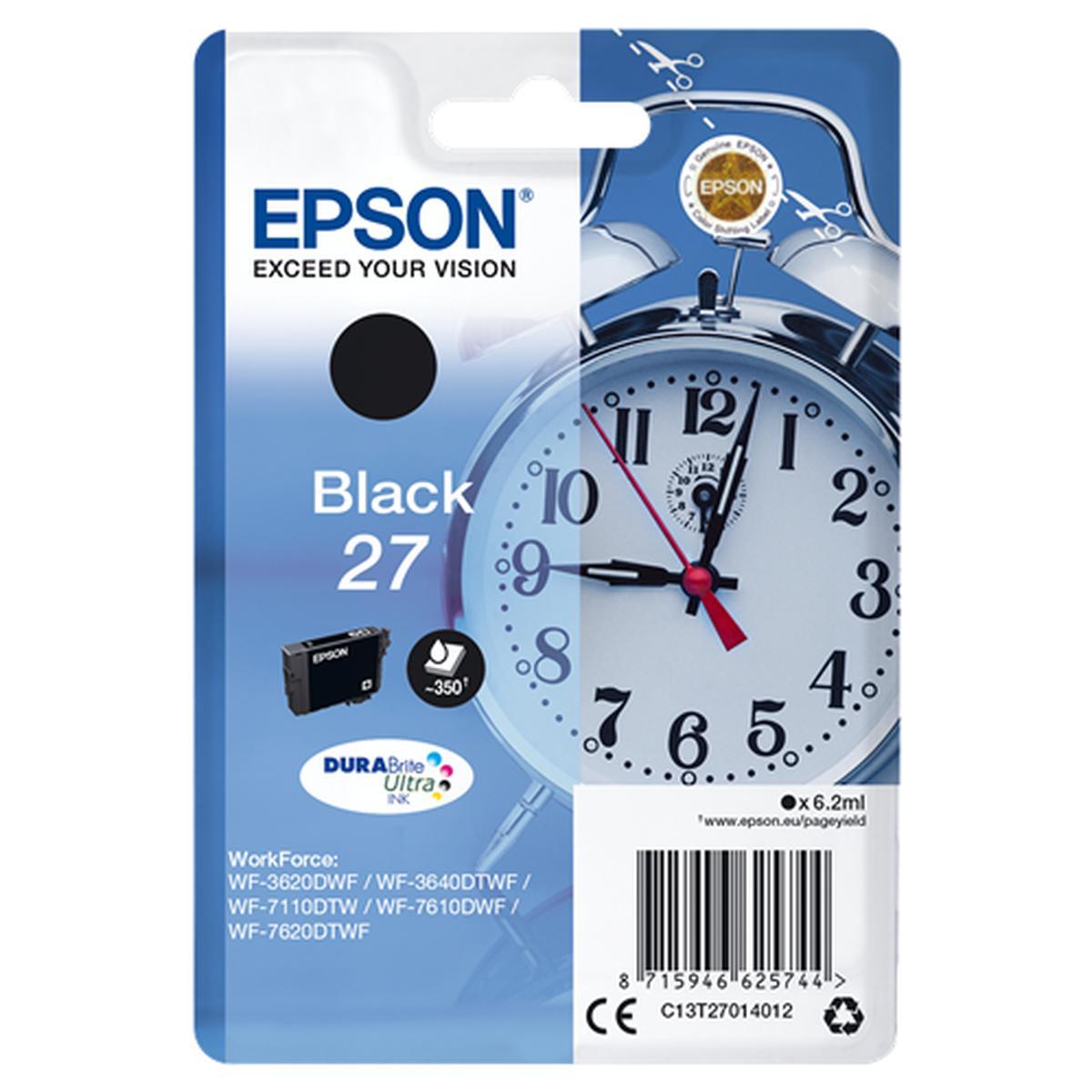 Cartuccia Originale (T2701, 27) EPSON WF3620DWF (350pag) NERO