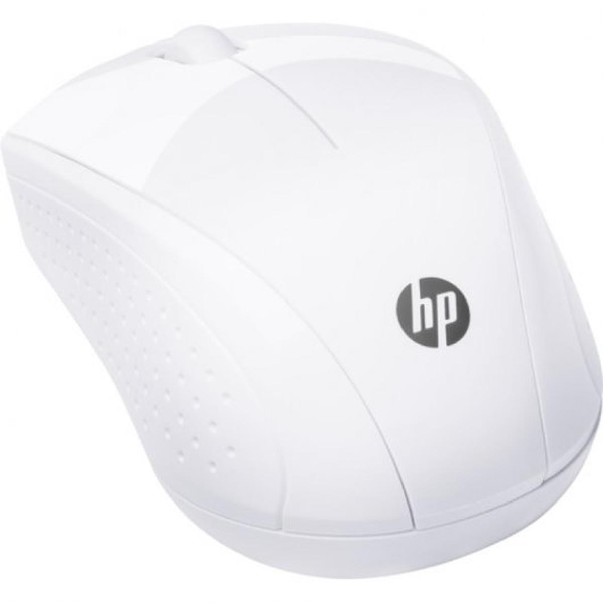 Mouse wireless HP 220 1300 dpi - 3 pulsanti - Uso ambidestro - Colore bianco