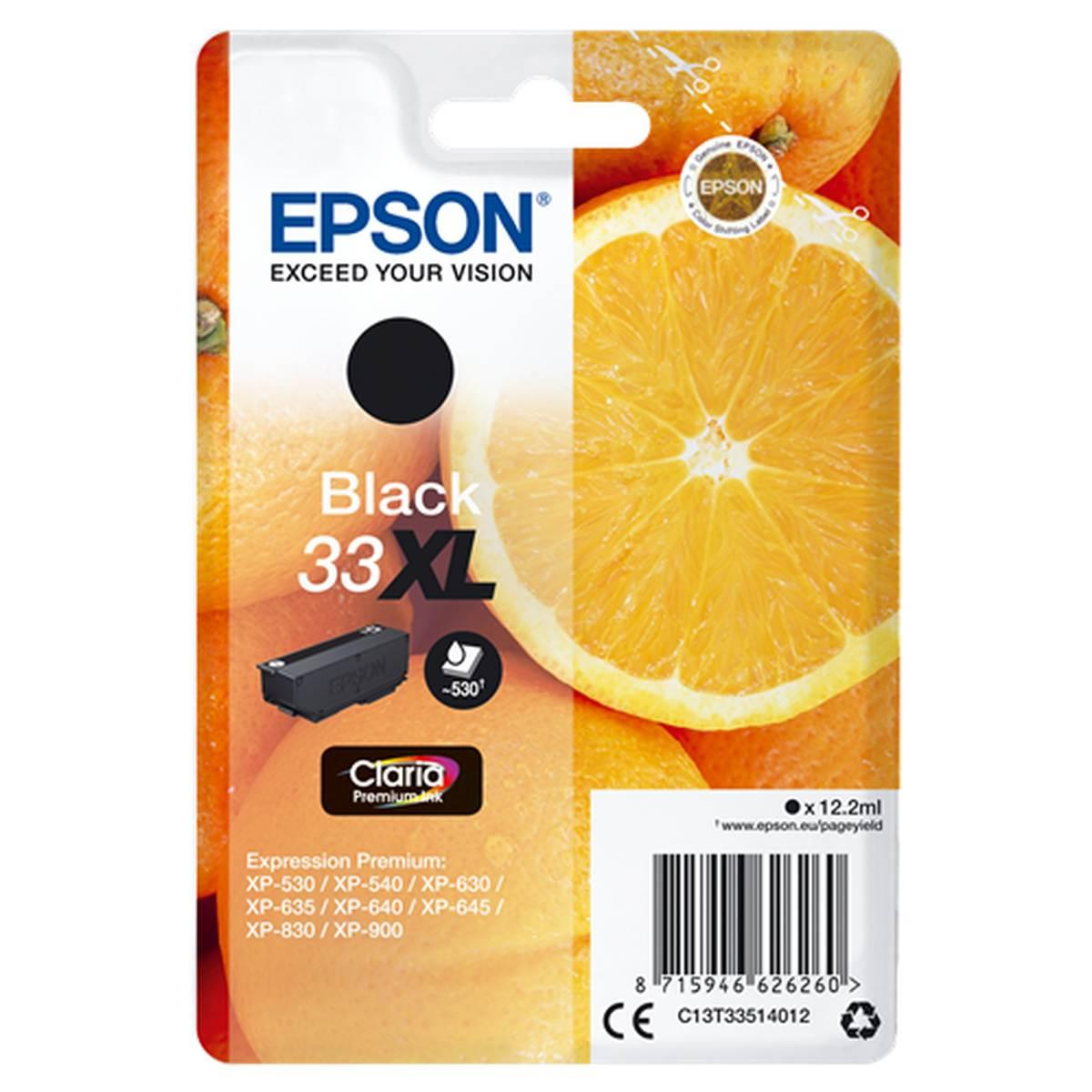 Cartuccia Originale (T3351, 33XL) EPSON XP530 (530pag) NERO XL