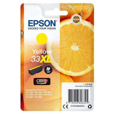 Cartuccia Originale (T3364, 33XL) EPSON XP530 (650pag) GIALLO XL