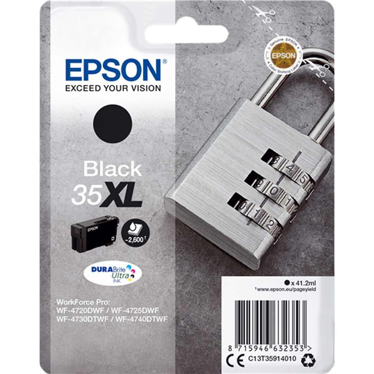 Cartuccia Originale (T3591, 35XL) EPSON WF4720DWF (2,6K) NERO XL