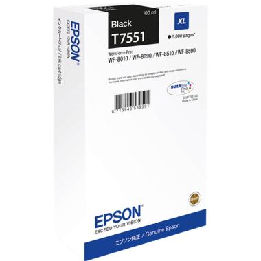 Cartuccia Originale (T7551) EPSON WorkForce Pro WF8010DW (5.000pag) NERO XL